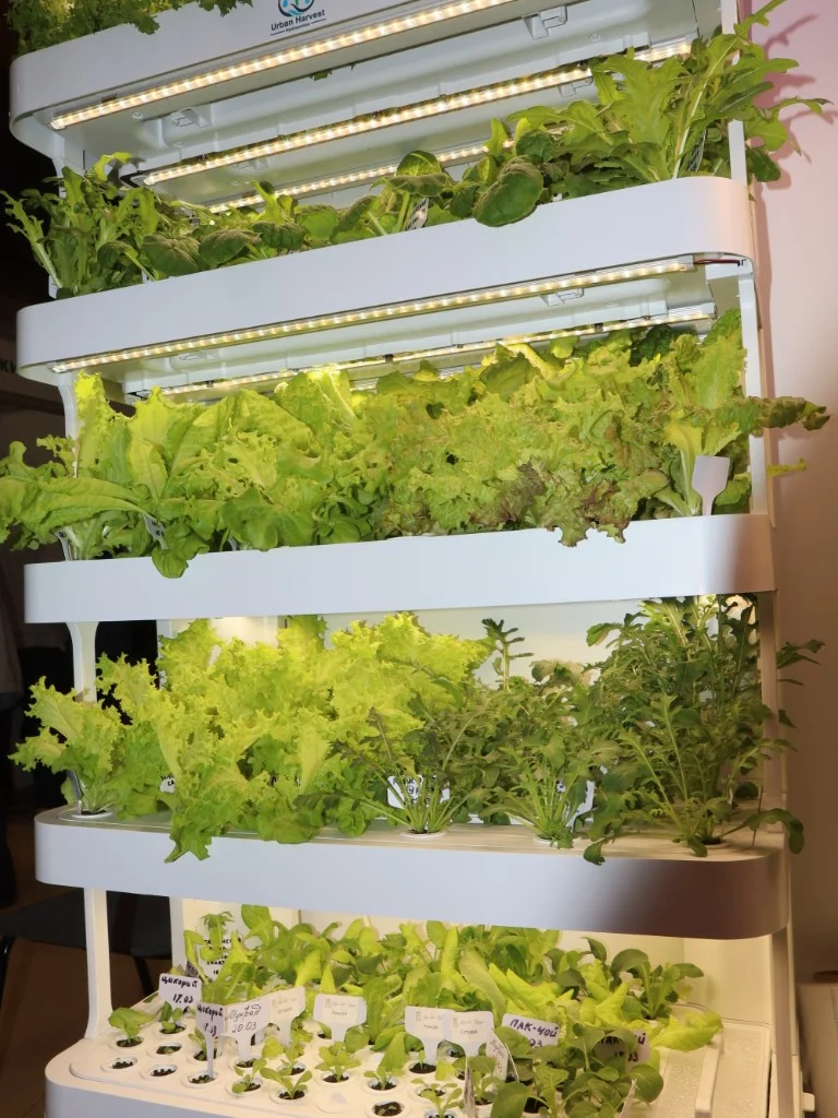 Напольная вертикальная установка Smart Garden Urban Harvest с ярусами салата и рассады